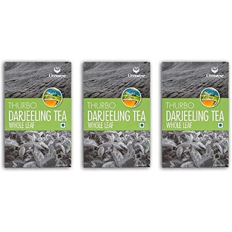 GOODRICKE Thurbo Darjeeling Tea - 250 gm, (Pack Of 3) | Single Estate | 100% Pure & Original Darjeeling Long Leaf Tea | Enticing Colour & Superior Taste | Irresistible Aroma