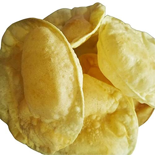 Sri Ayyappa KERALA PAPPADAM - 450 g - 4 Inch - Traditional Homemade Fryums/Papad/Appalam (150 g x 3 Pack)