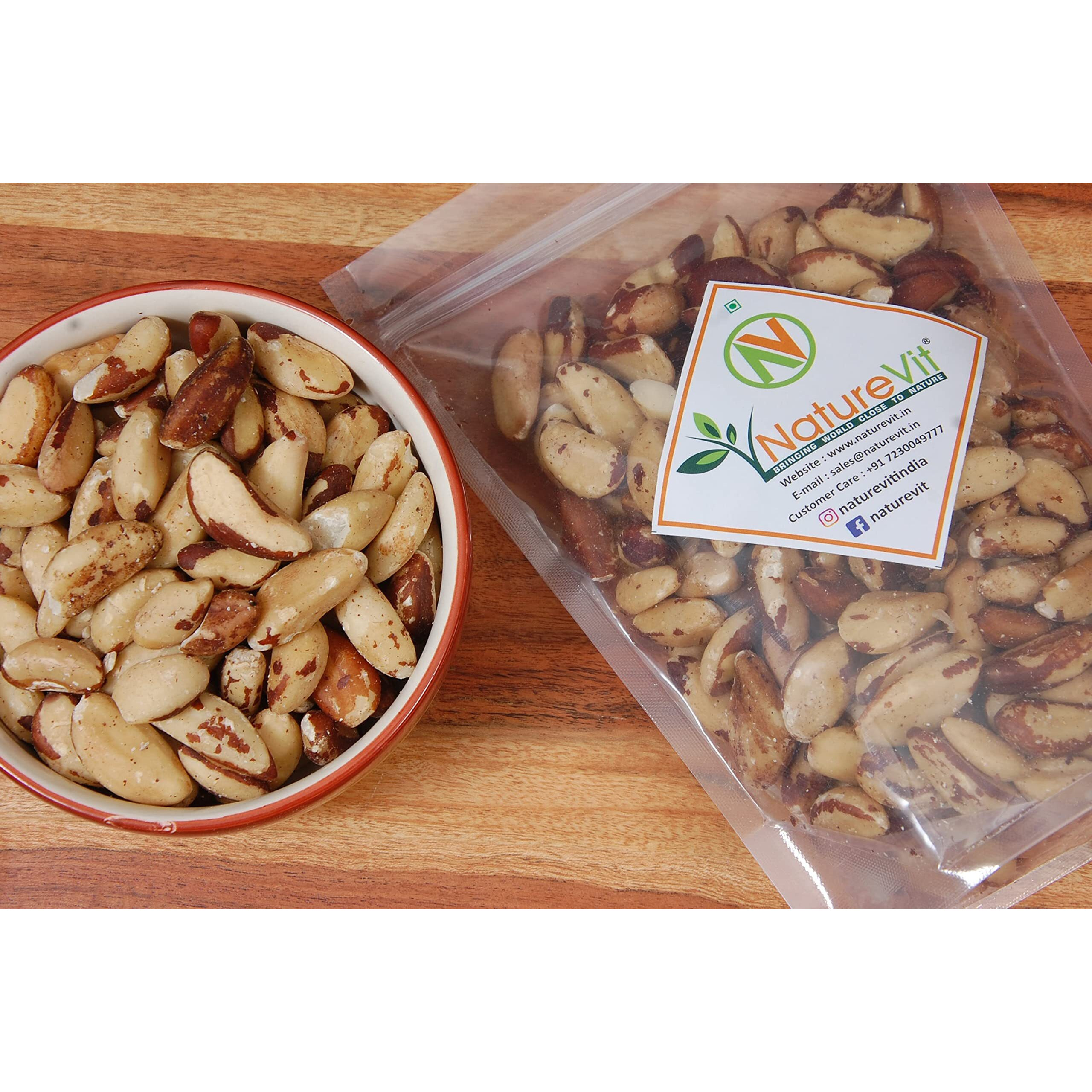 Nature Vit Naturevit Brazil Nuts, 2 Kg (1 Kg X 2 Packets)