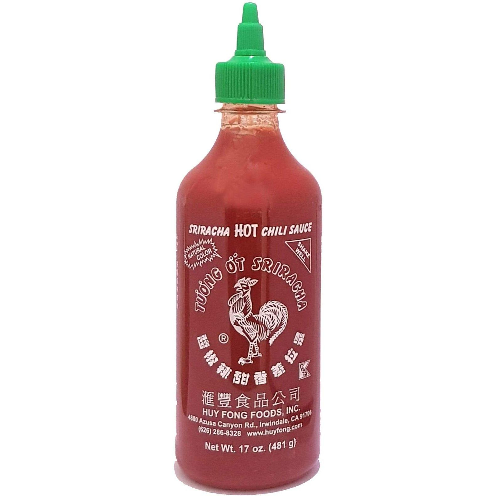 Huy Fong TNg T TI ViT-Nam Sriracha Hot Chili Sauce, 435 Ml 17 Oz 481 G