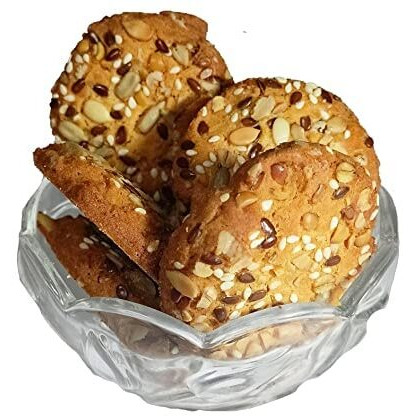 Mid Break - Sugar Free Multigrain Cookies | Multigrain Biscuits | Sugar Free Multigrain Biscuits | Premium Handmade Cookies | 300 Gm x 4 | Pack of 4