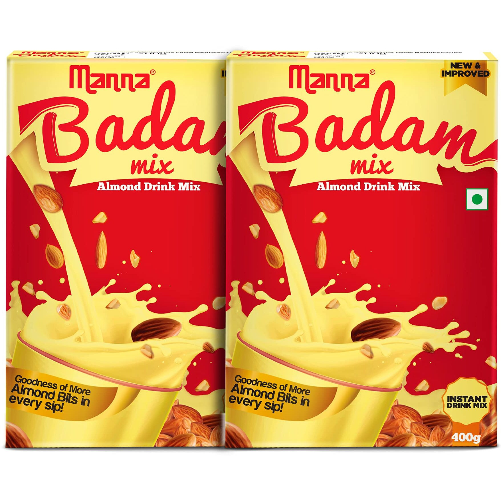 Manna Badam Mix Instant 800g with 10% Badam Pieces.