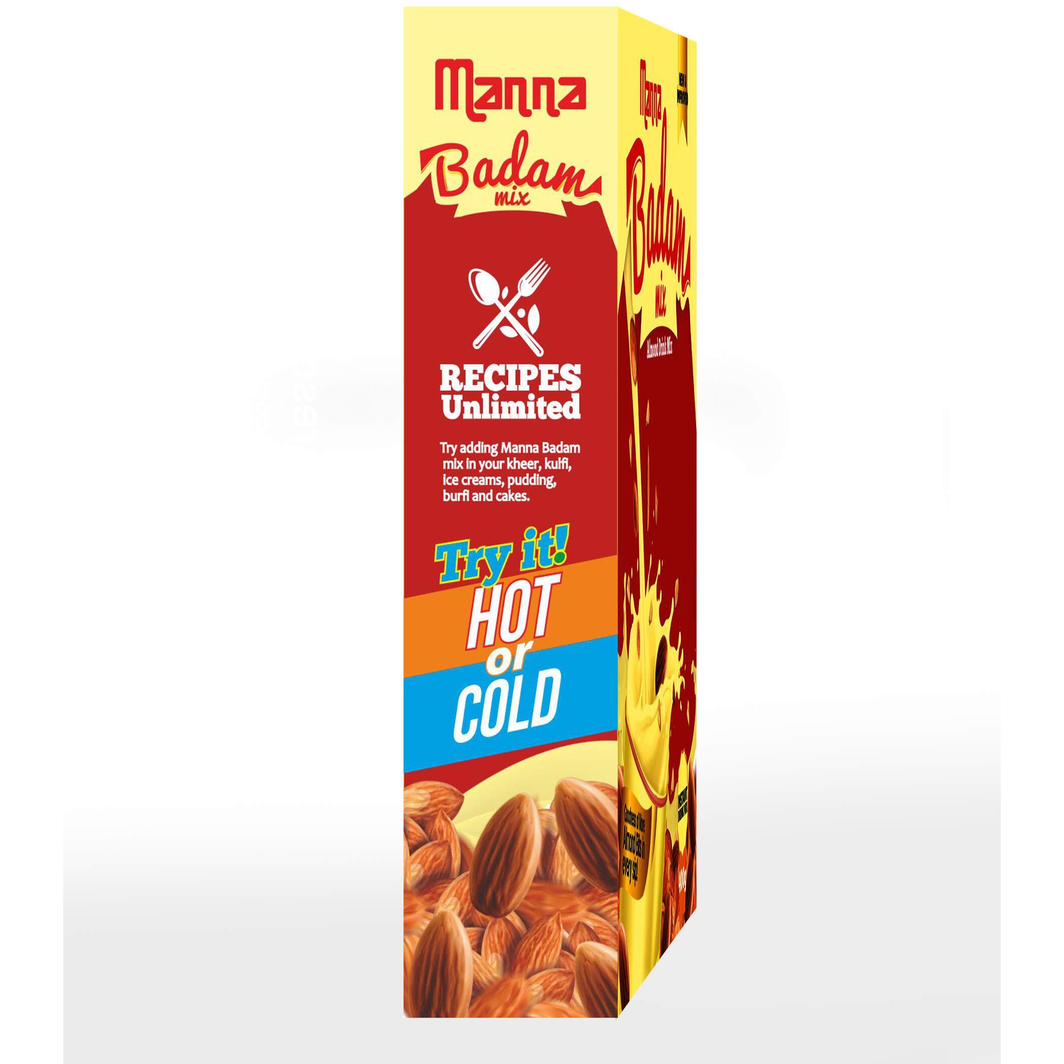 Manna Badam Mix Instant 800g with 10% Badam Pieces.