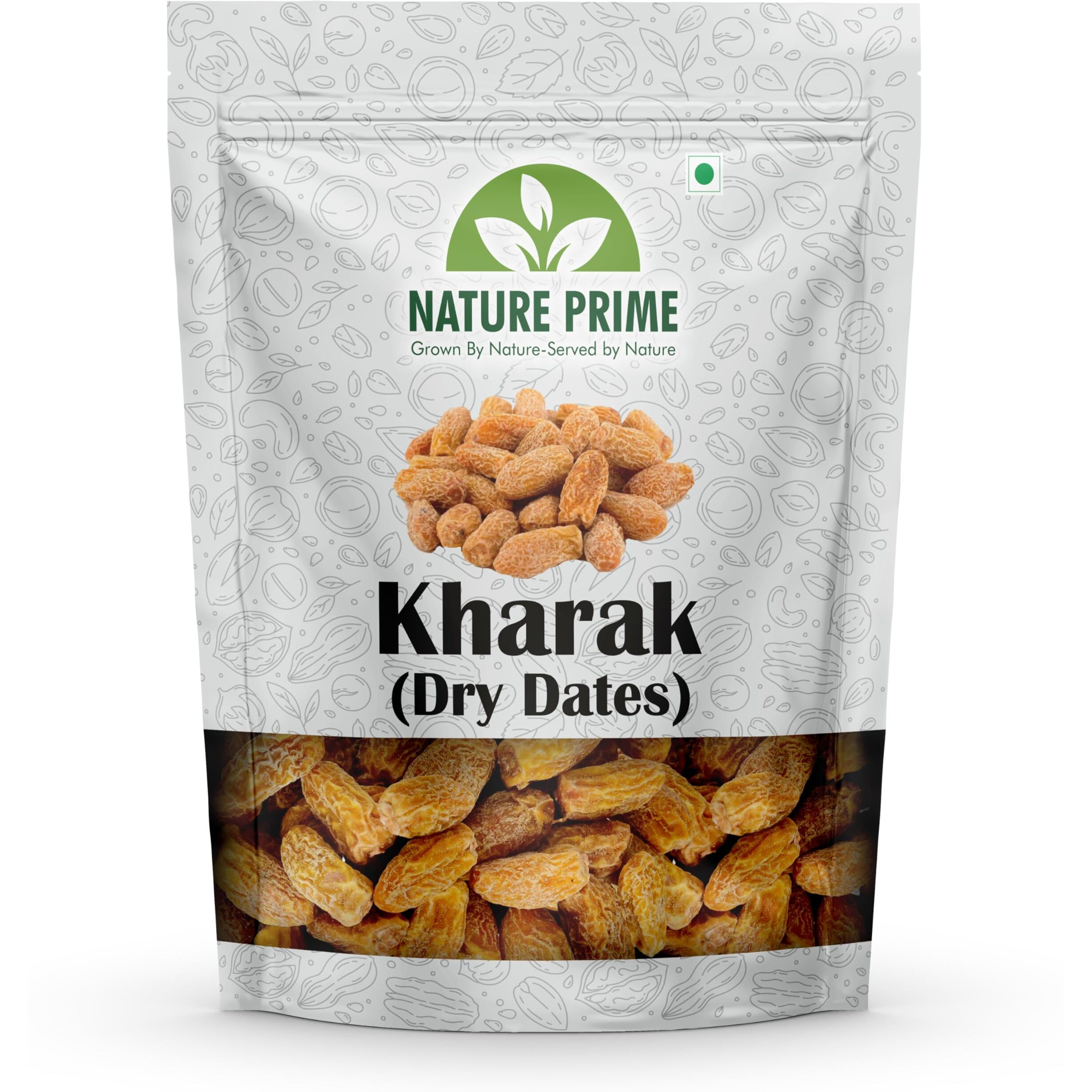 NATURE PRIME Dried Dates Yellow/Sukha Khajoor|Kharak|Dry Fruits (Pila Chuara) 1 Kg