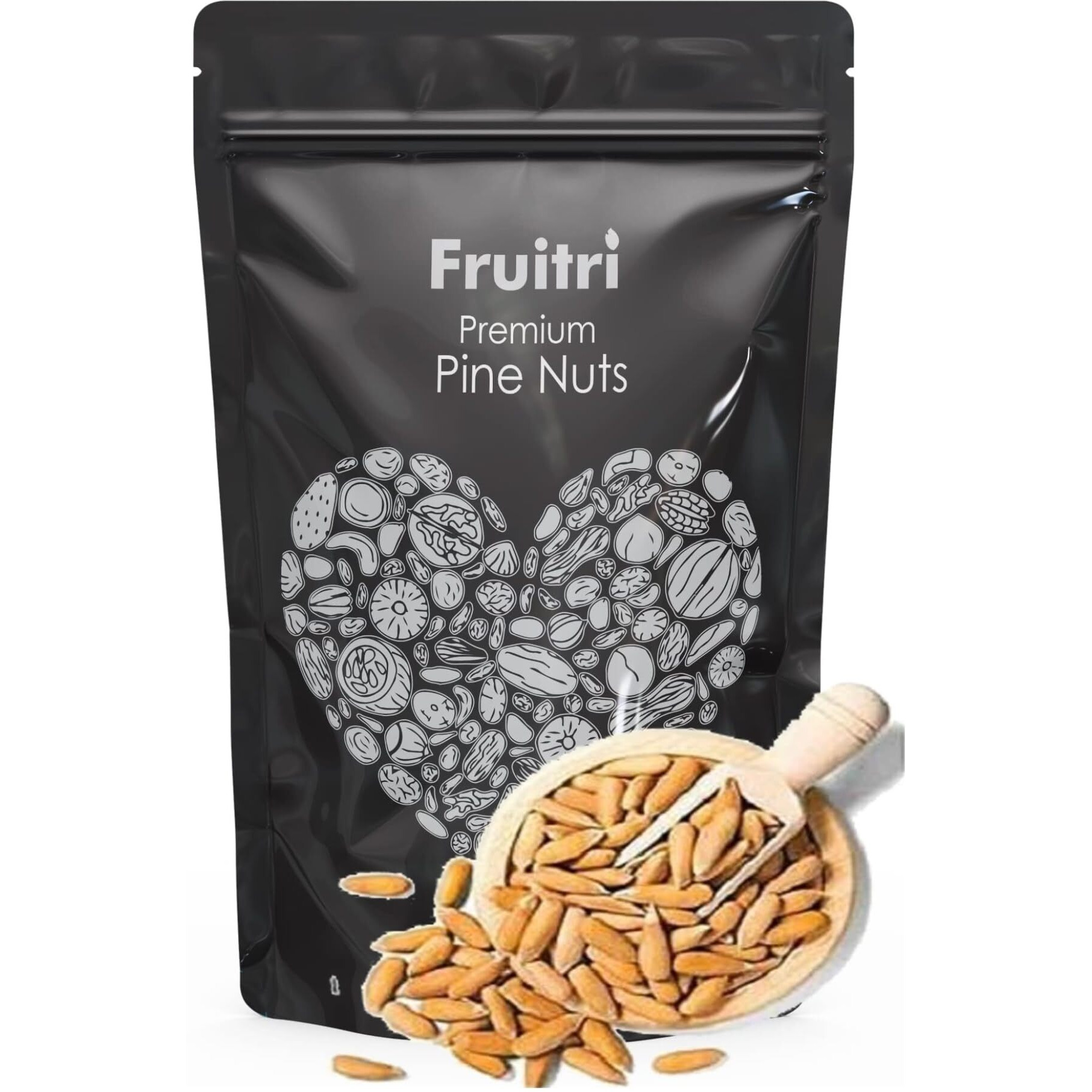 Fruitri Premium Pine Nuts Whole, Chilgoza big size (100g)