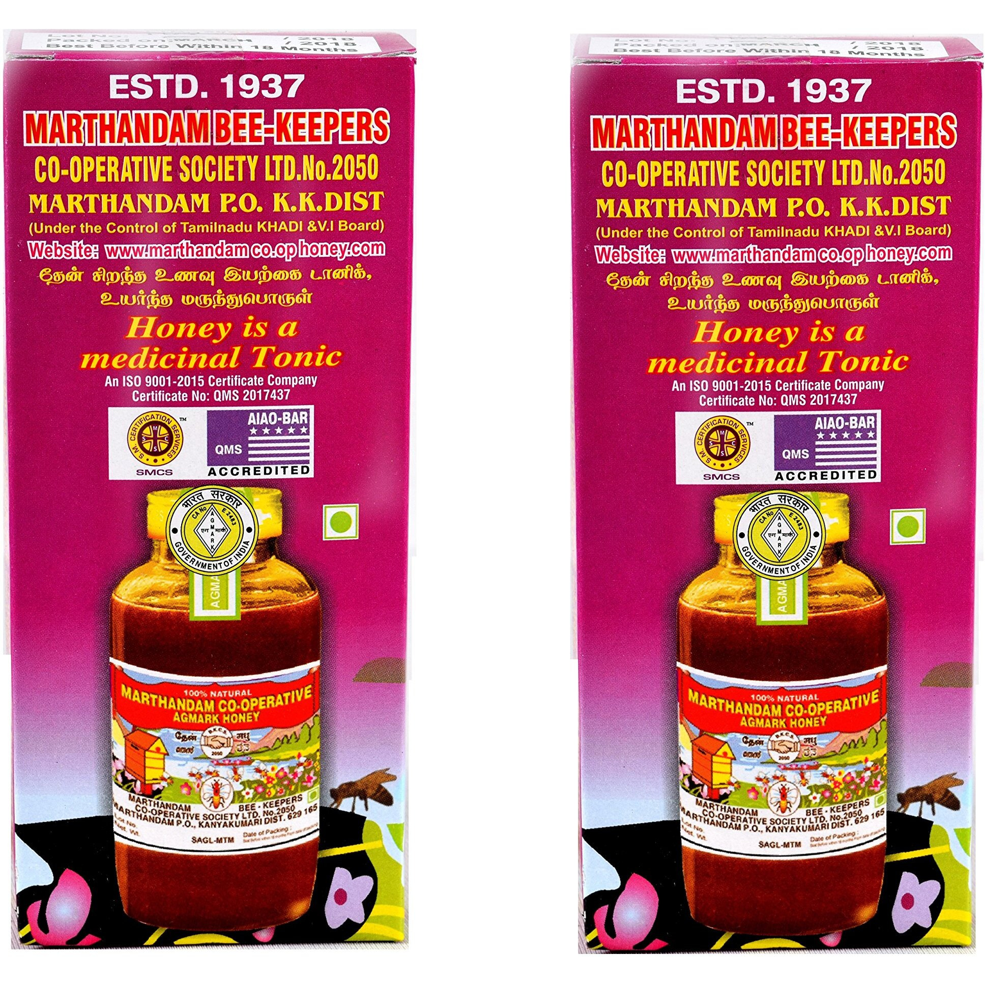 NATHAN HERBALS & ORGANICS Marthandam Co-Operative Agmark Honey - 1000Gm