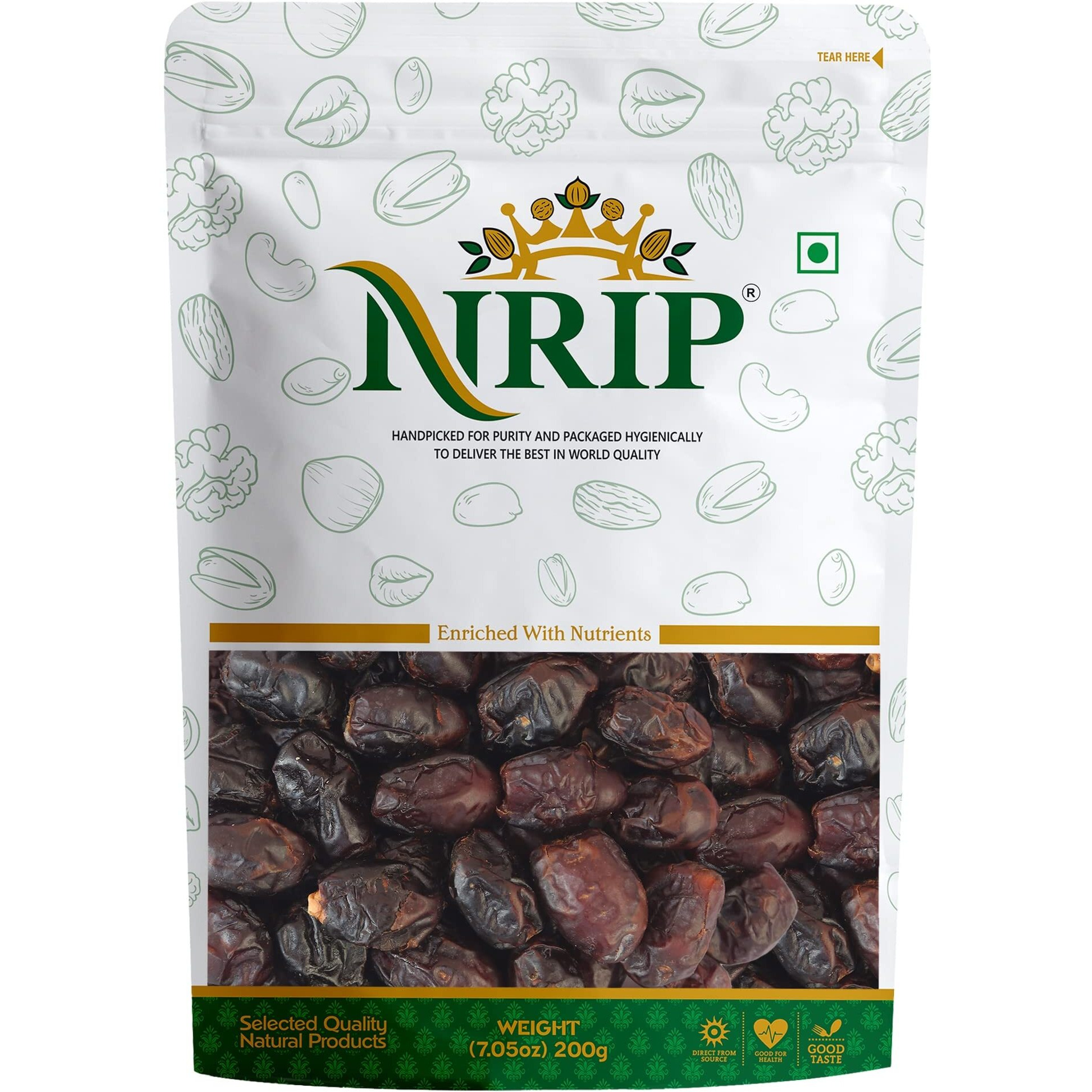 NRIP Omani Fard Dates (Khajur) 200 Gm