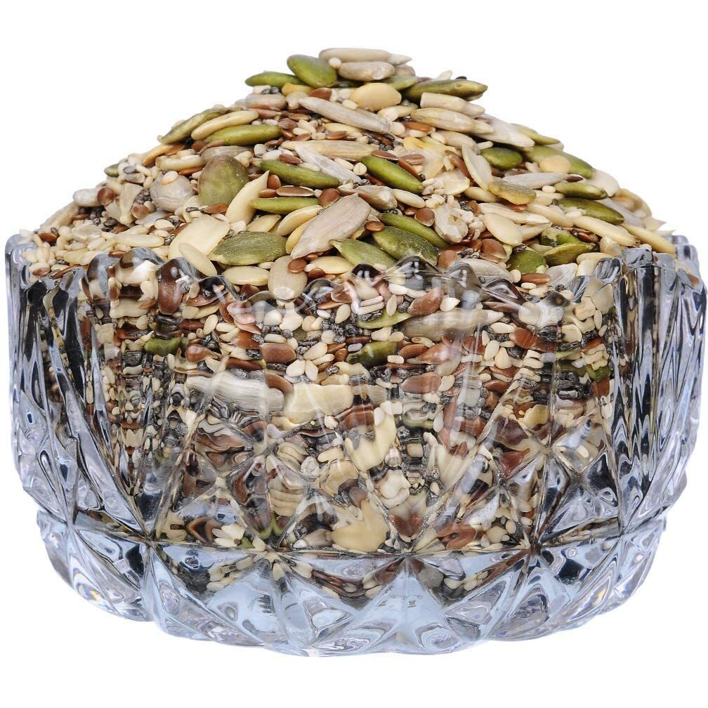 Fruitri Roasted Mix Seeds For Eating-1Kg,Healthy Snacks With Flax Seeds,Chia Seeds,Sunflower Seeds,Watermelon Seeds,Pumpkin Seeds,&Sesame Seeds-Roasted Seeds Mix For Eating,Mix Seeds Diet Snacks
