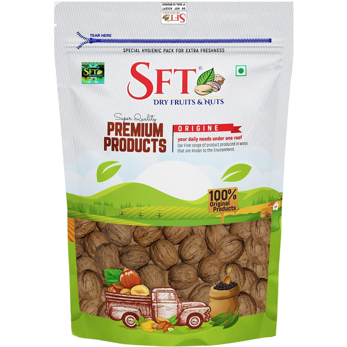 SFT Walnut Inshell (Akhrot) 1Kg