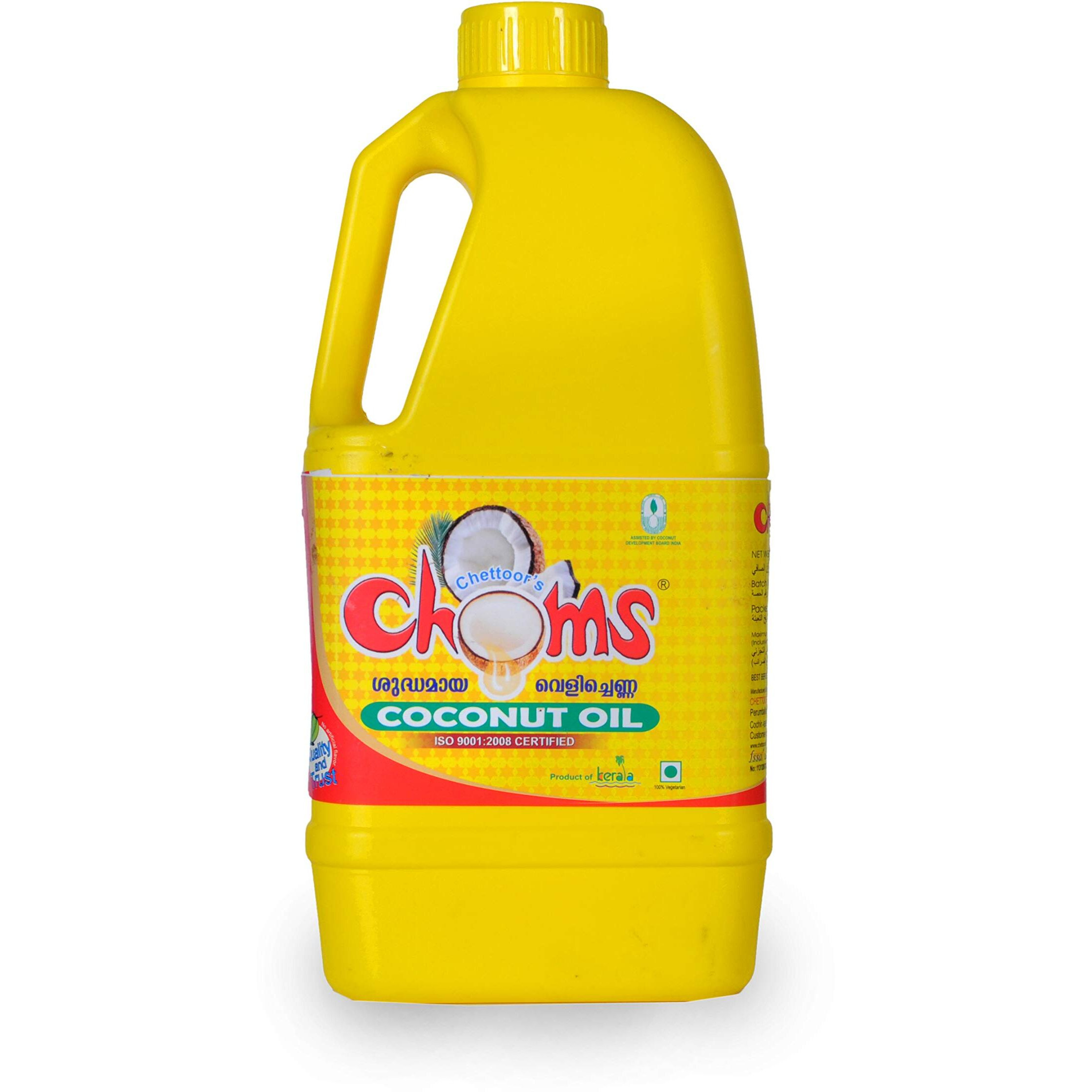 CHOMS Cooking Coconut Oil, 100% Pure, Edible (2 Litre)