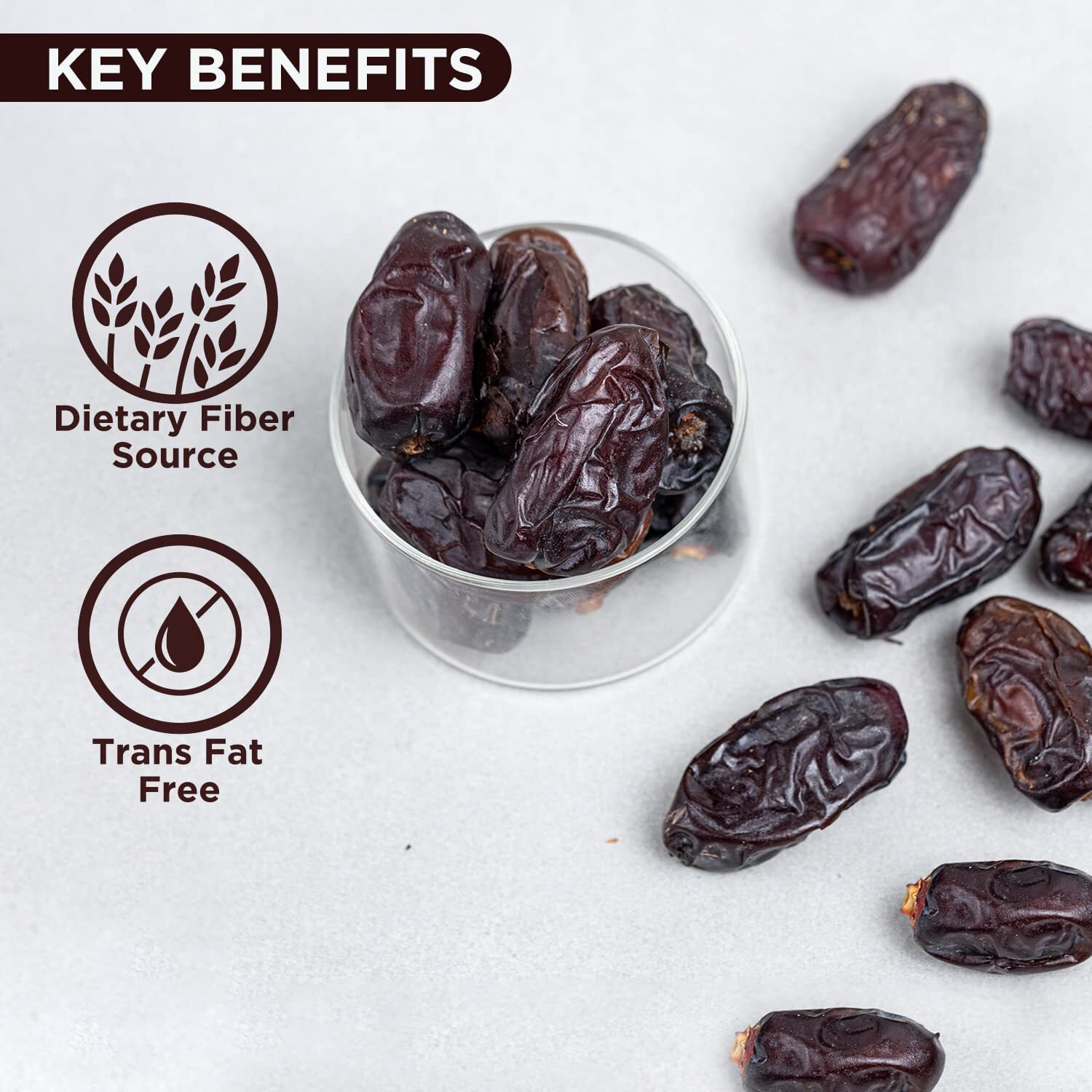 Nutty Gritties Premium Kalmi Dates -1.75 Kg | Juicy & Delicious Khajoor, Khajur | No Artificial Colours | Naturally Sweet | Instant Energy | Resealable Pouch (Pack of 5,350g Each),
