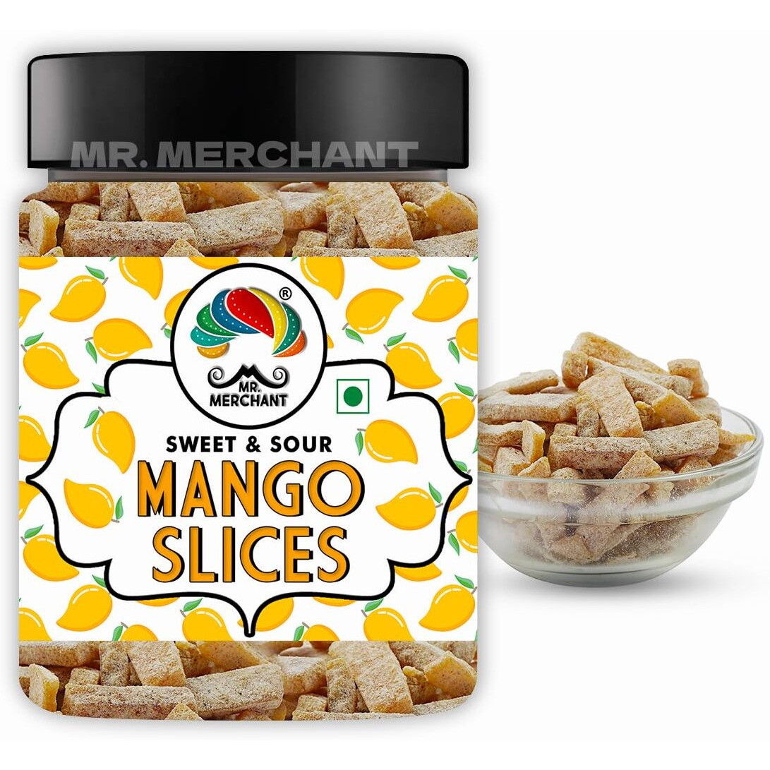 Mr. Merchant Mango Slice (Pachak Khatta Meetha Aam Papad Churan) Fresh, 300 Gram