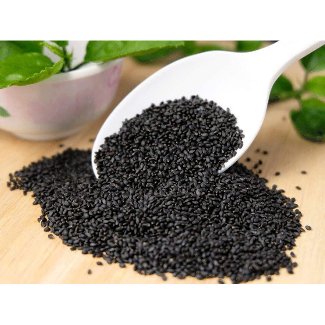 GreenFinity High Fibre Basil Seeds | Sabja Seeds Helps in Stress Reliever, Regulating Blood Sugar, Improve Cholesterol | Tukmariya Seeds - 1KG