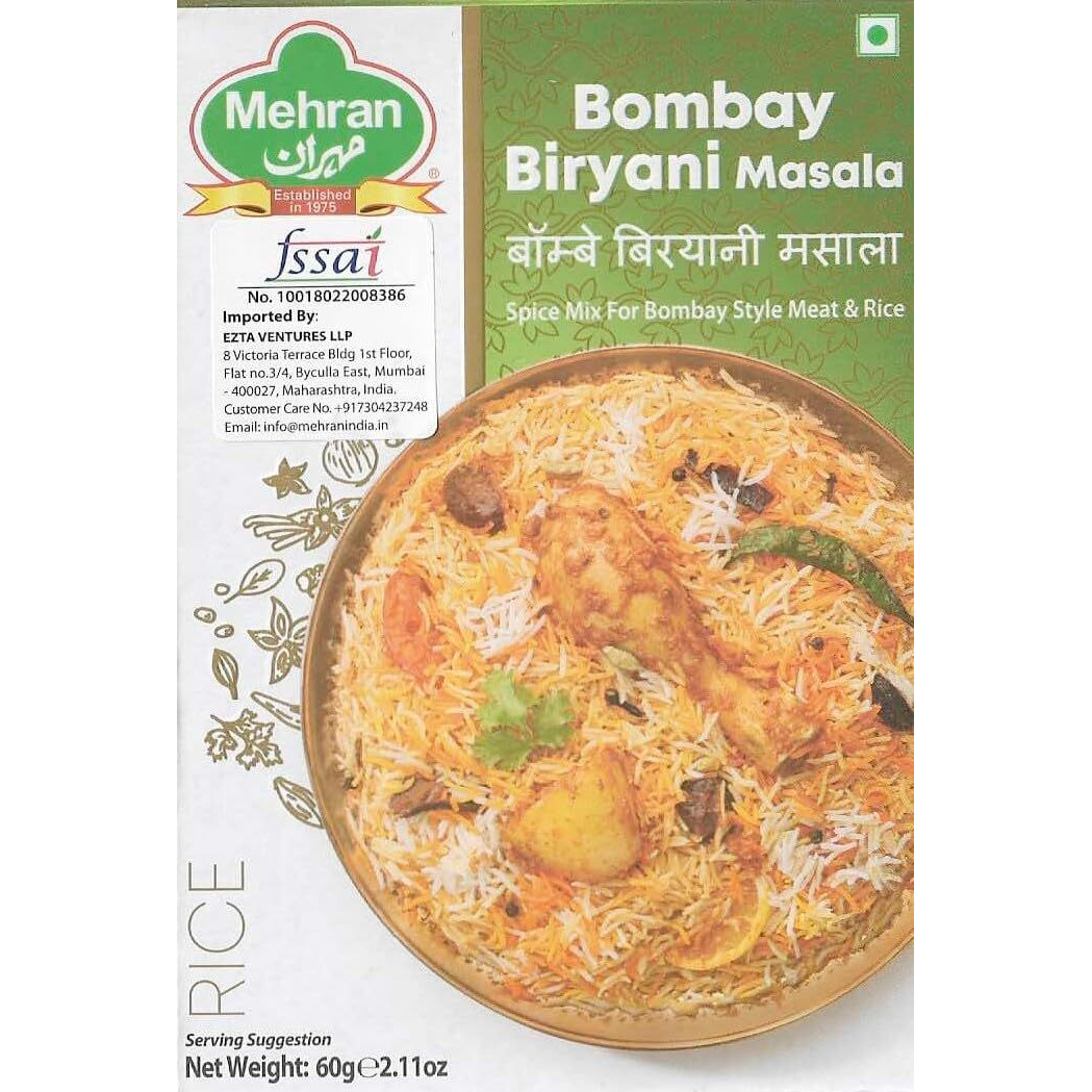 Mehran Bombay Biryani Masala Powder, 65 Gm (Pack Of 4)