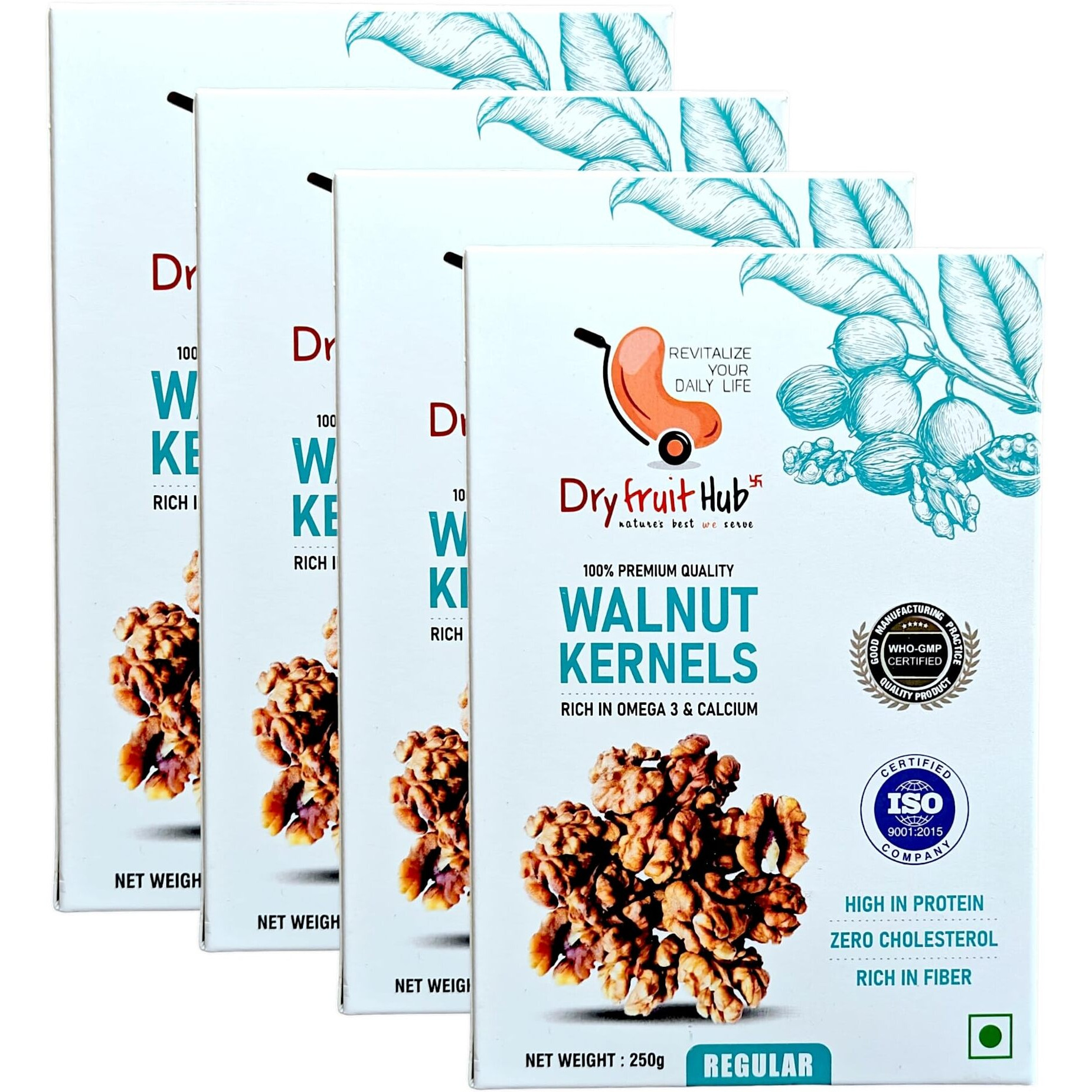 Dry Fruit Hub Kashmiri Walnuts 250g Without Shell,Walnut Kernels Light Amber Ahrot Giri New Crop Fresh Cracked Natural Colour Akrot Walnuts Unshell