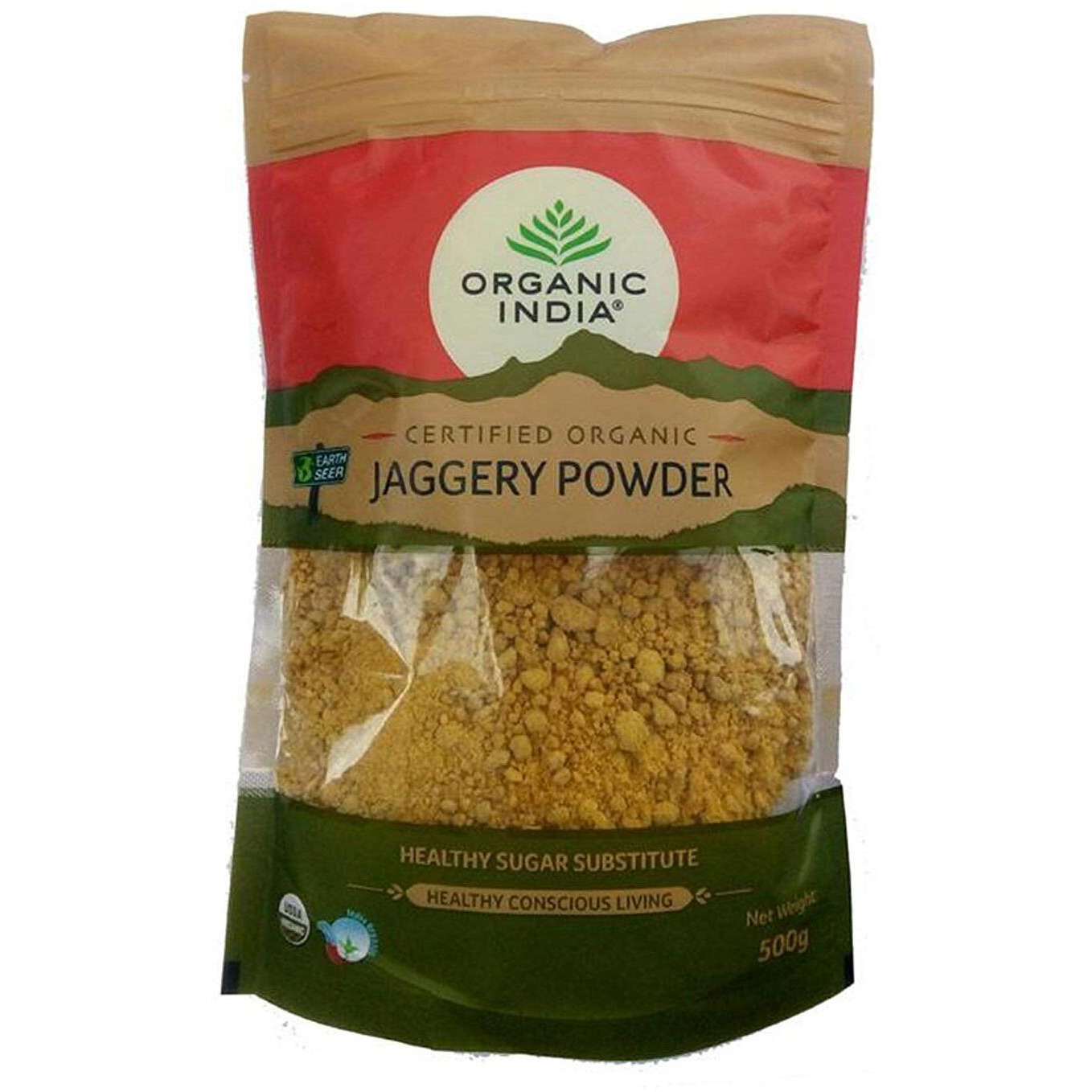 Organic India Jaggery Powder 500g x Pack of 4