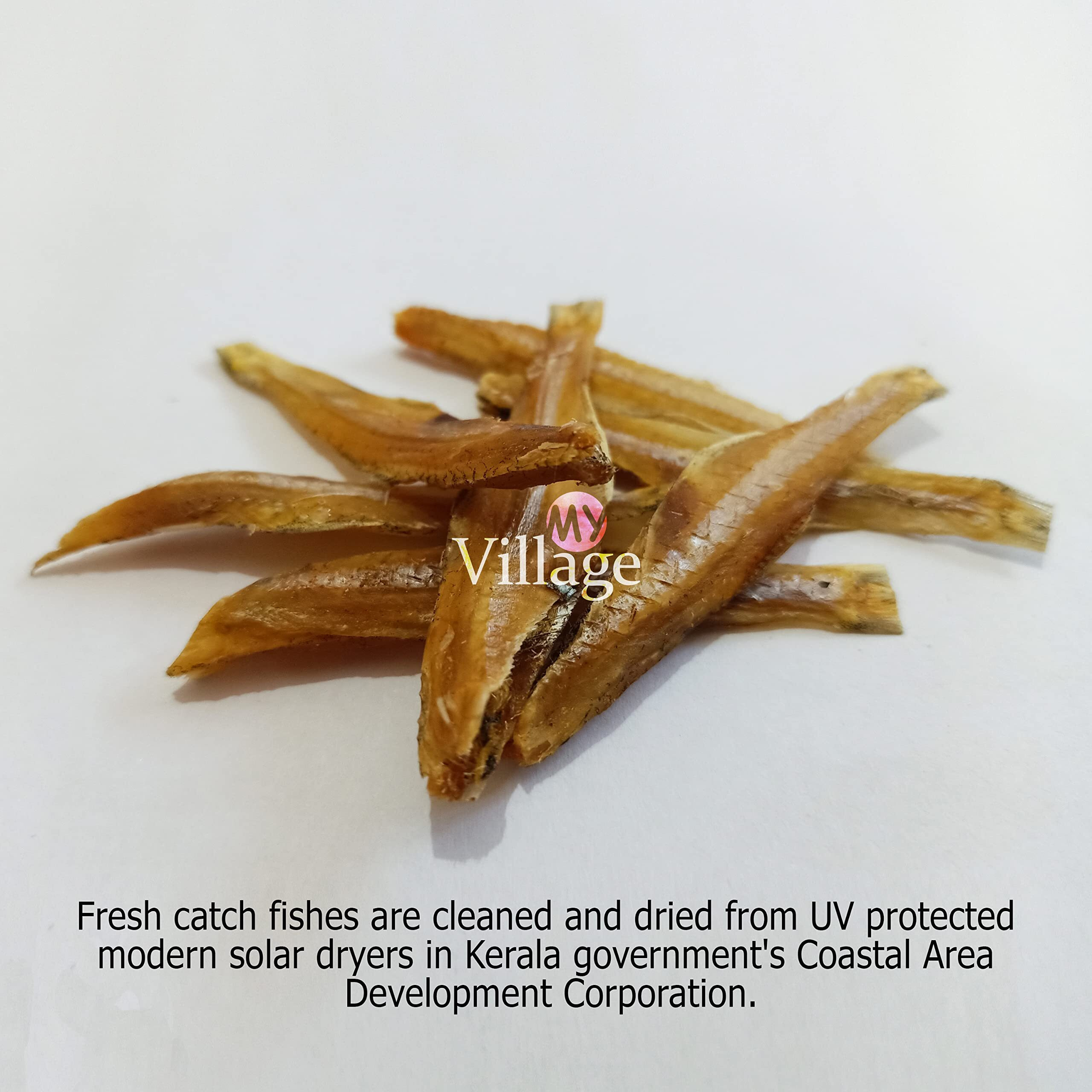 My Village Dry Anchovy Fish (Without Head and Tail). Fully Cleaned Nethali. Ready to Cook Anchovies,(100g)