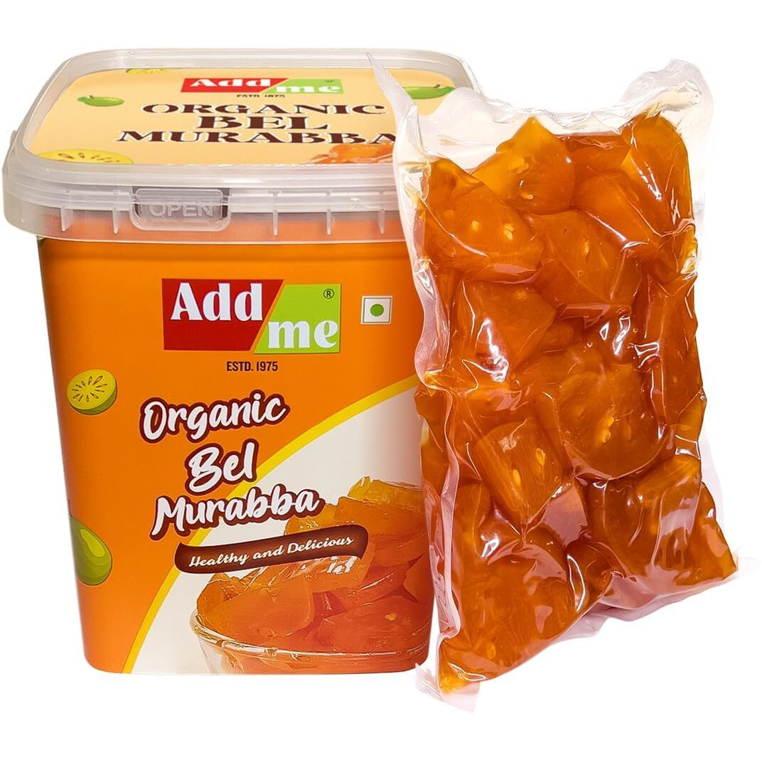 Add me Sweet Dry Bel Murabba 750gm | Immunity Booster bel ka murabba without sugar syrup North Indian Recipe Bucket Pack.