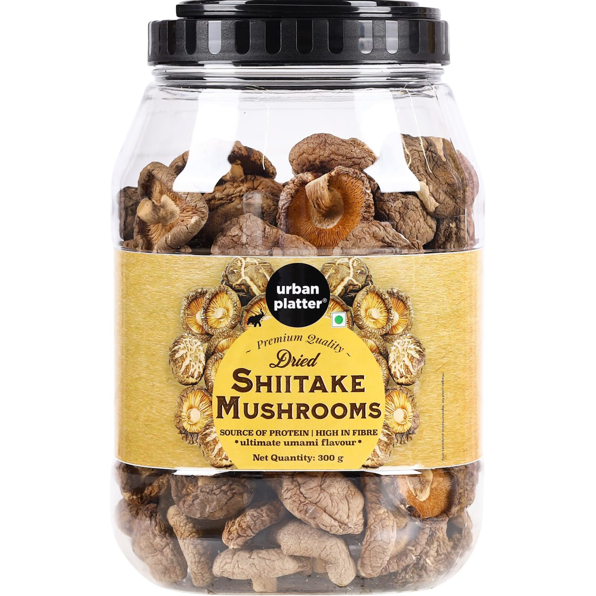 Urban Platter Dried Shiitake Mushrooms, 300g (Perfect for Asian Food and Sushi)