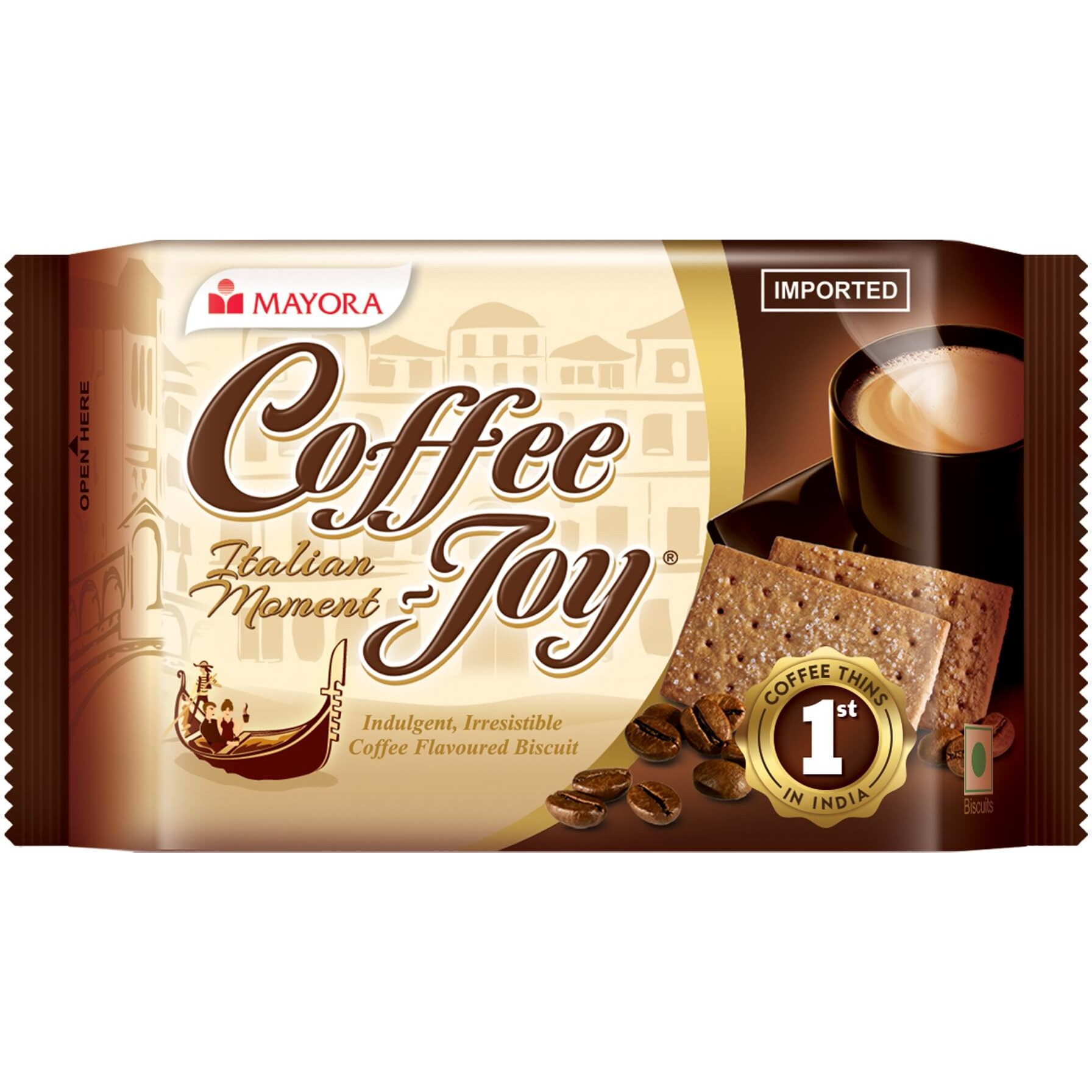 MAYORA COFFEEJOY-Super Tasty Coffee Thins-39Grams(Pack Of 10)