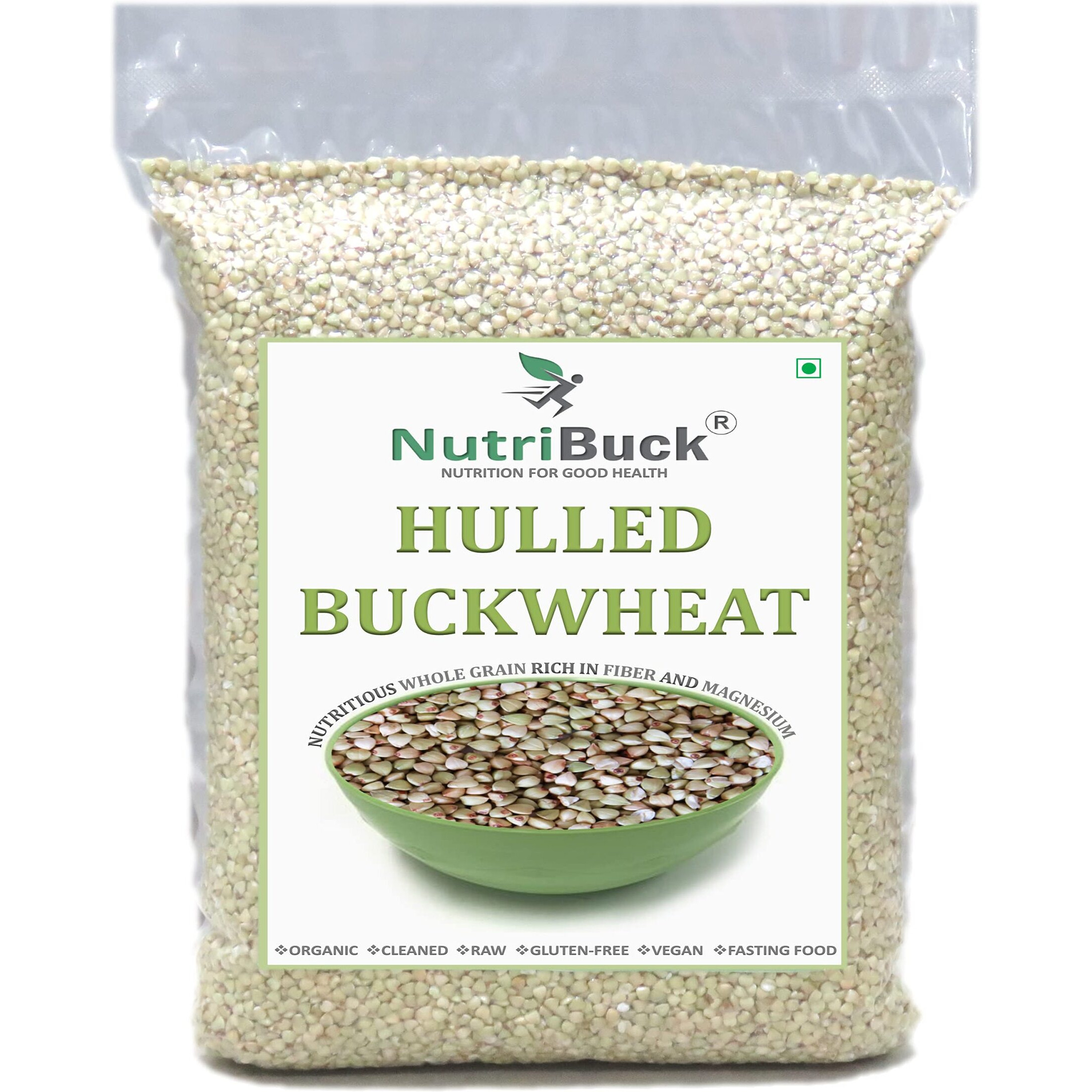 NutriBuck Buckwheat Groats | Hulled | Kuttu-Giri | Gluten-Free (0.900 KG)