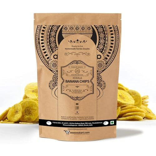 looms & weaves - Homemade Kerala Banana Chips - 250 Gm