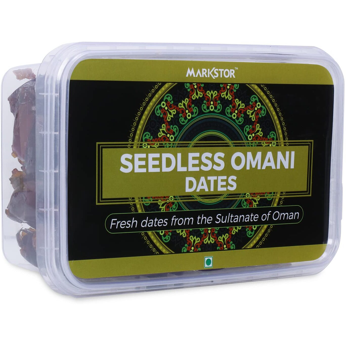 MARKSTOR Seedless Omani Dates (Khajoor/Khajur) -300 Grams - Premium Selection - No Cholesterol No Added Sugar Dates Dry Fruits, fresh