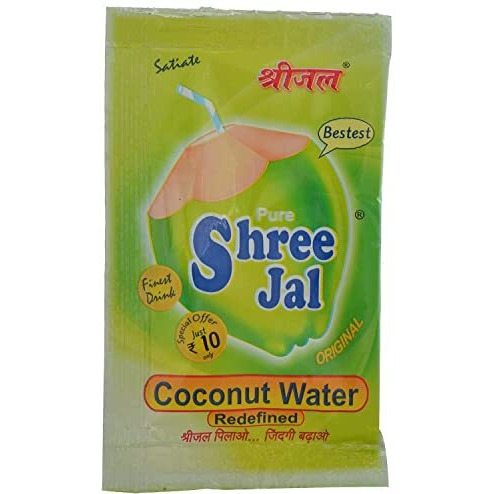 Shreejal Coconut Water Mix Pack of 20 Sachets, (11 Gram Each)