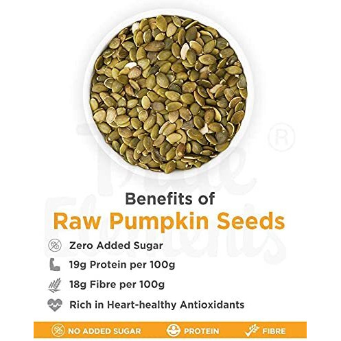 GreenFinity Raw Pumpkin Seeds - 500 g, High Fiber, Protein Rich Superfood and Antioxidants Pepita | Immunity Booster, Diet Snack