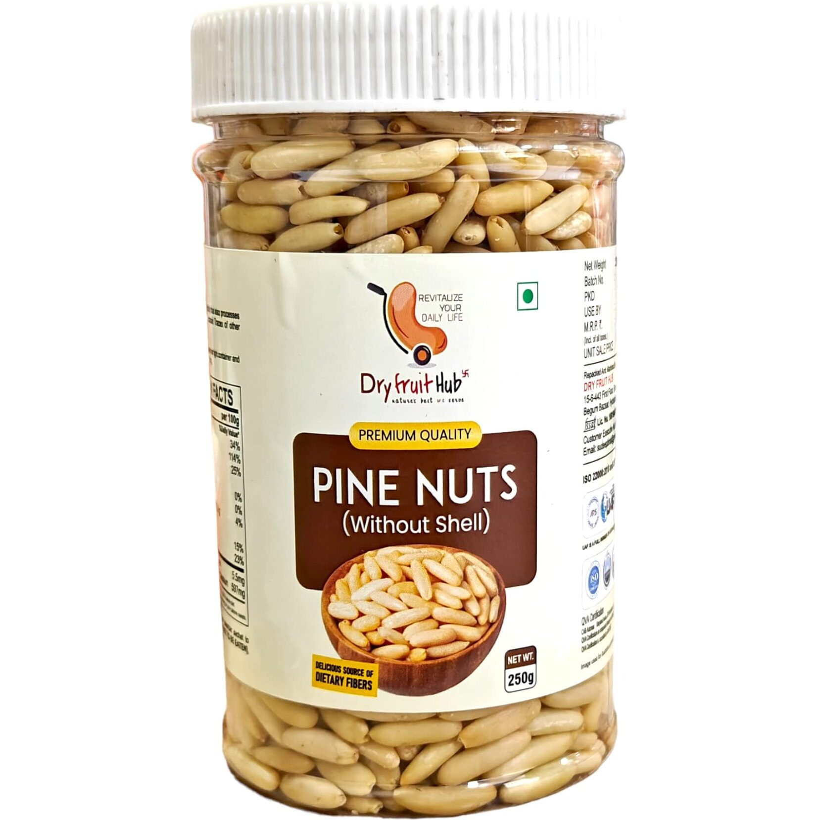 Dry Fruit Hub Pine Nuts without Shell 250gm Chilgoja,pine nuts chilgoza, Chilgoza Dry Fruits, Chilgoja In Dry Fruits Pack Of 250gm