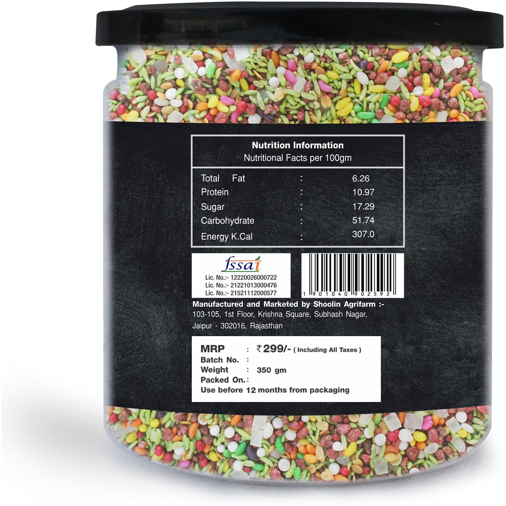 Tummy Pops | Rajasthani Saunf Mix - 350gm Jar | Handmade & Sun-dried After Meal Digestives Mukhwas Mouth Fresheners, Sweet Fennel Seeds Saunf Mouth Fresheners | Hygienically Prepared & Packed