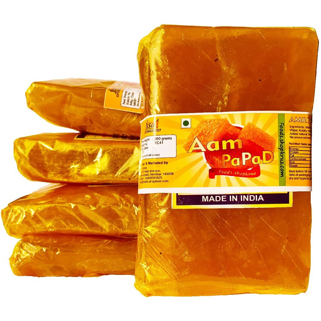 Foods.shopkruz Meetha Aam Papad, 400 grams Mango bar aam sotto