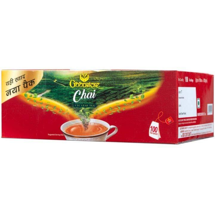 GOODRICKE Chai Tea Leaf Bags (100)