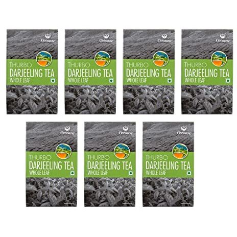 GOODRICKE Thurbo Darjeeling Tea - 100 gm, (Pack Of 7) | Single Estate | 100% Pure & Original Darjeeling Long Leaf Tea | Enticing Colour & Superior Taste | Irresistible Aroma