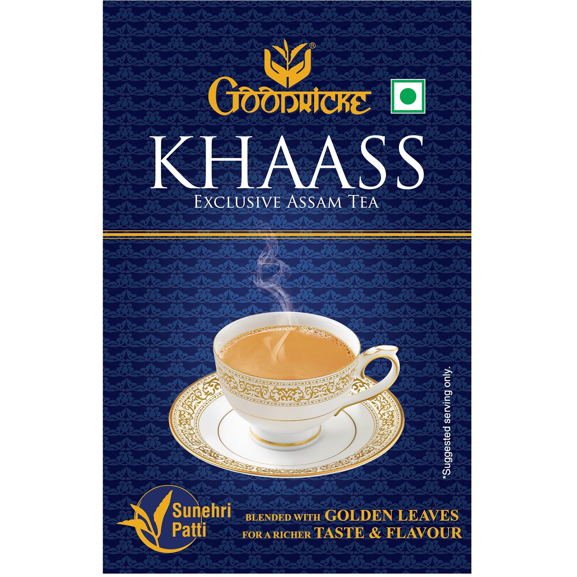 GOODRICKE Khaass Assam Tea - 250 gm, (Pack Of 5) | 100% Natural & Organic Loose Leaves | Richer Taste & Flavour | Iresistible Aroma | Sweet Lasting Aftertaste