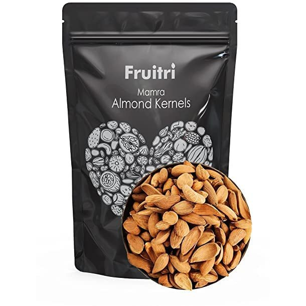 Fruitri Premium Afghani Mamra Badam, Mamra Almond, 250 Grams, Raw