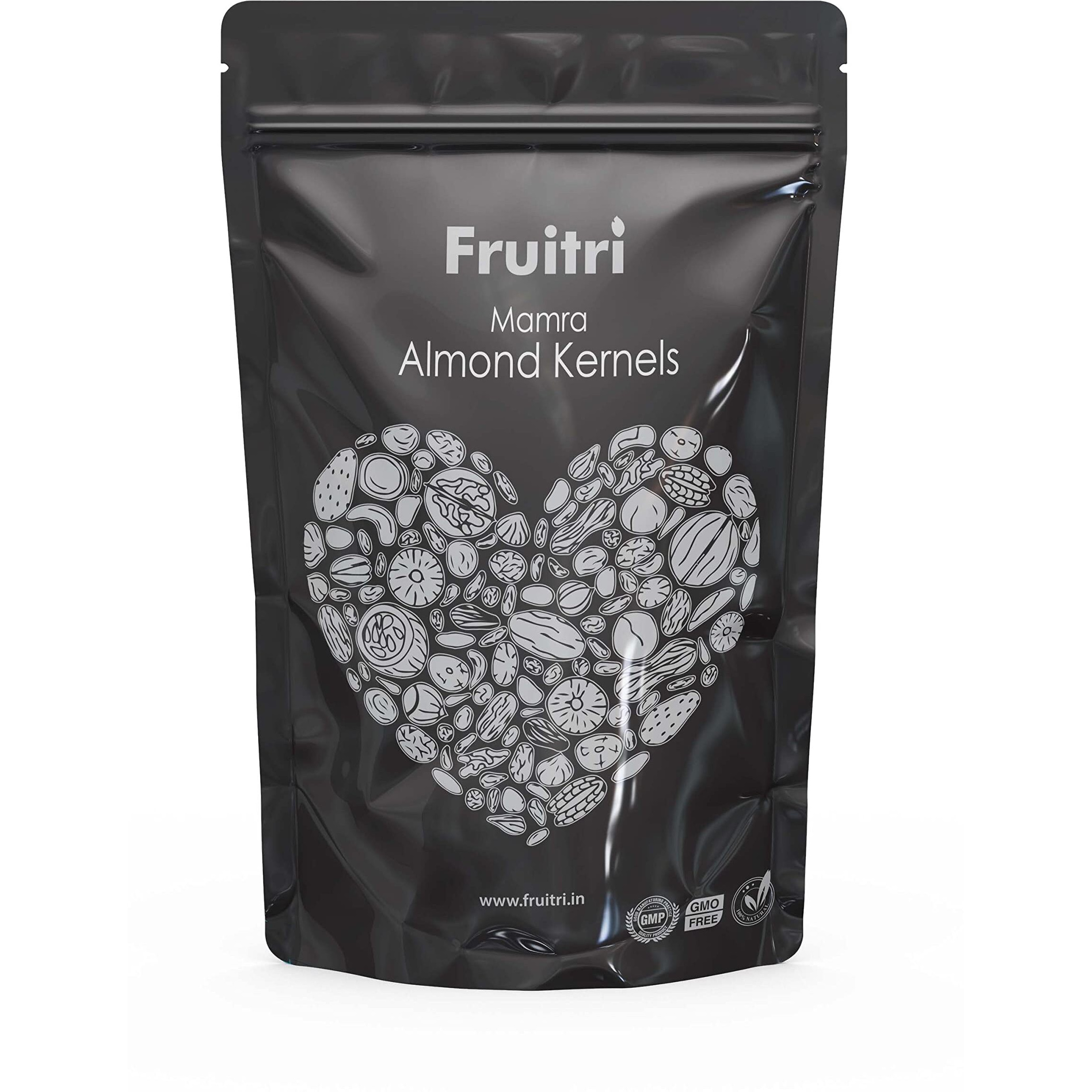 Fruitri Premium Afghani Mamra Badam, Mamra Almond, 250 Grams, Raw