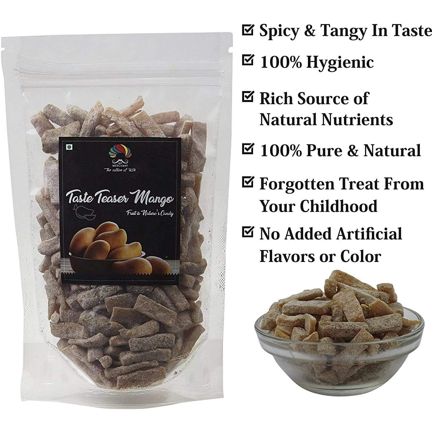 Mr. Merchant Taste Teaser Mango (2000 gm (2 Kg) (Pack of 5-400 gm Each))
