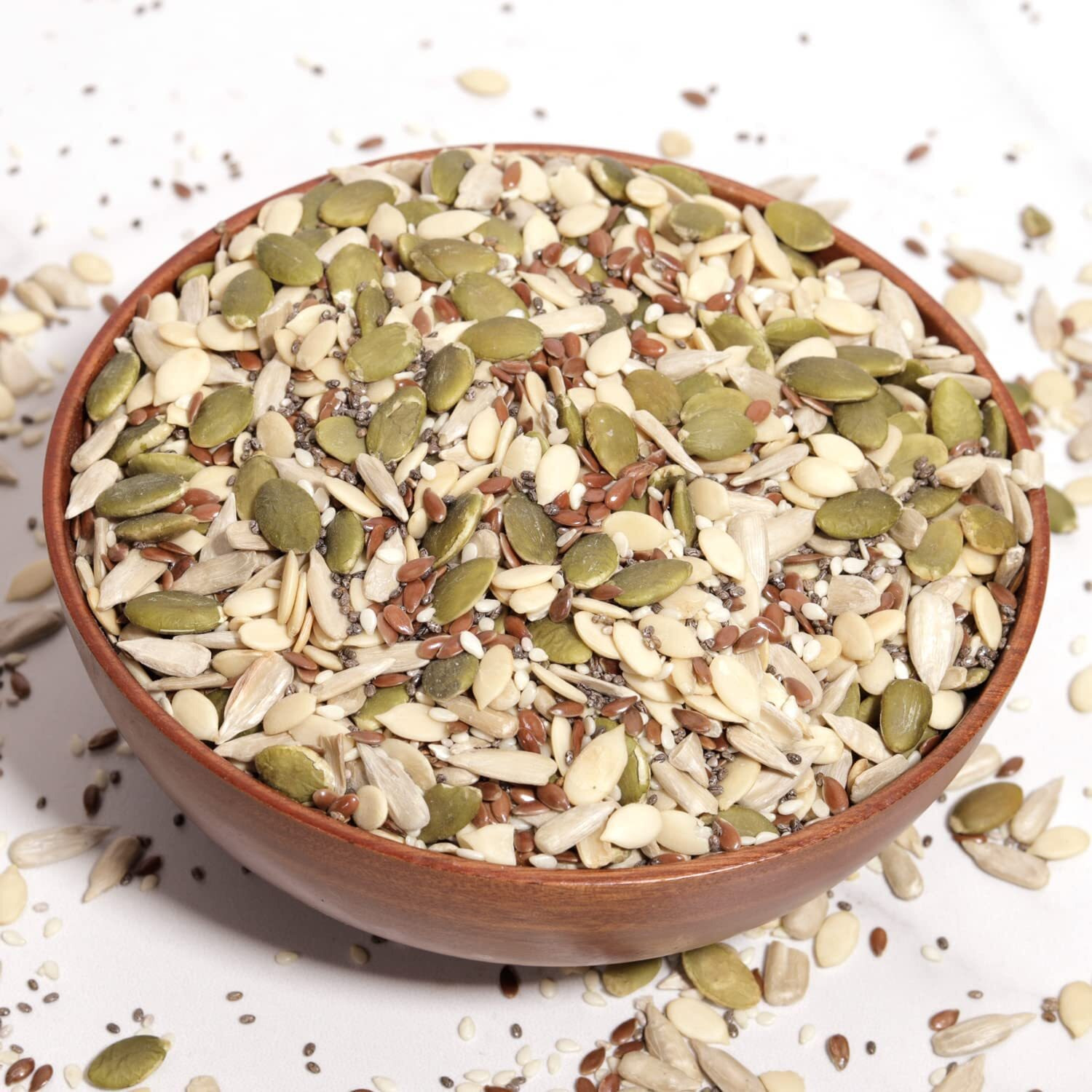 Nutty Gritties Premium Super Seed Trail Mix 400g - 6 Super Seed in 1 Mix | Roasted Unsalted Mix Seeds - Flax, Chia, Sesame, Sunflower, Watermelon, Pumpkin Seeds, Mixed Seeds for Eating ( Each Pack 200g, Pack of 2 )