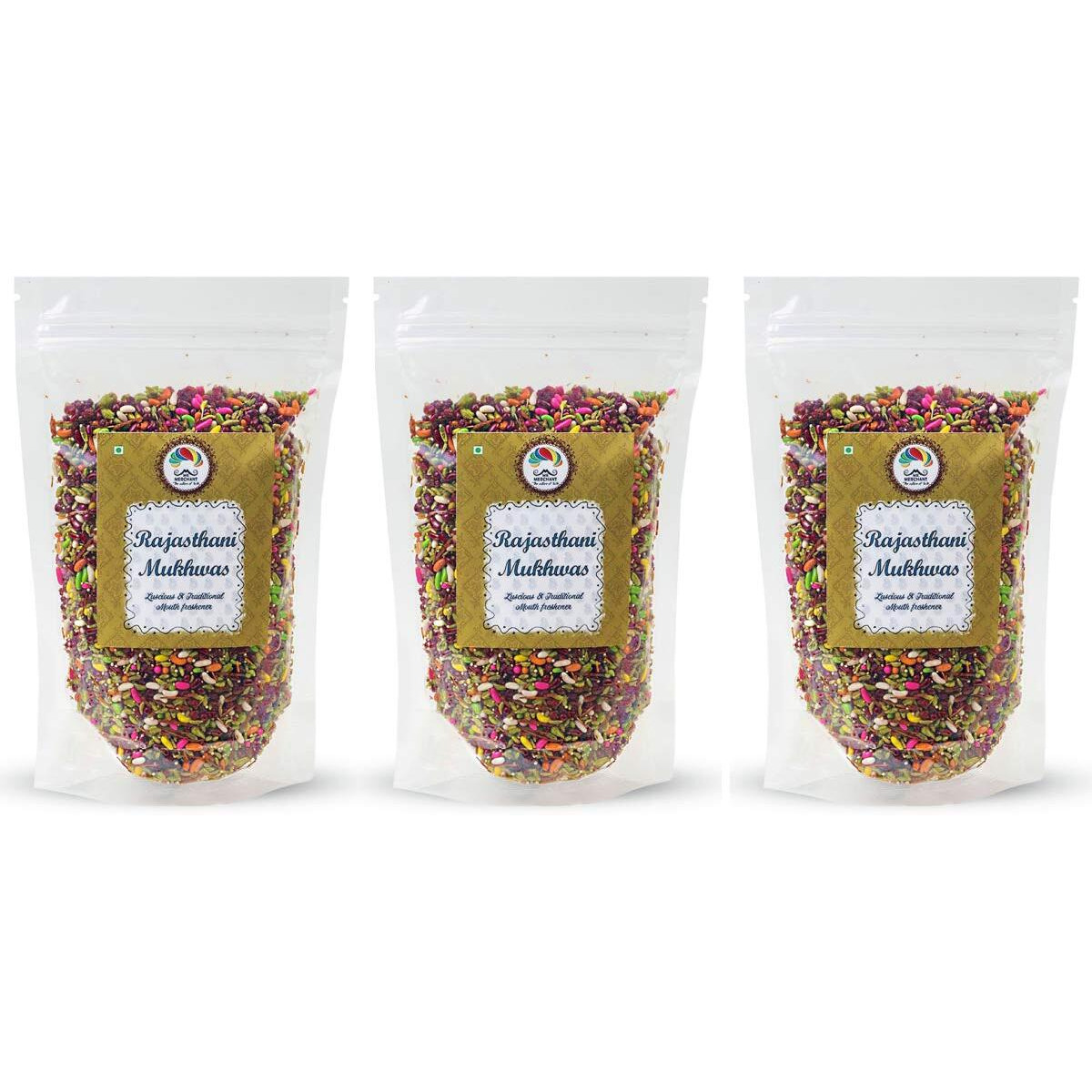 Mr. Merchant Rajasthani Mukhwas (Pack of 3 (400gm x 3))