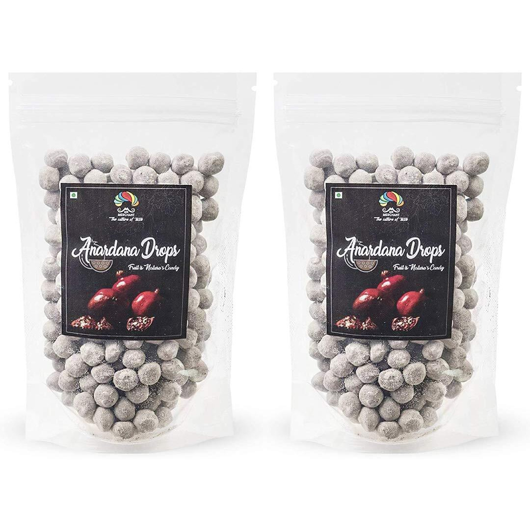 Mr. Merchant Anardana Drops (Anardana Goli Churan Mukhwas) (800 gm) (Pack of 2- 400 gm Each)