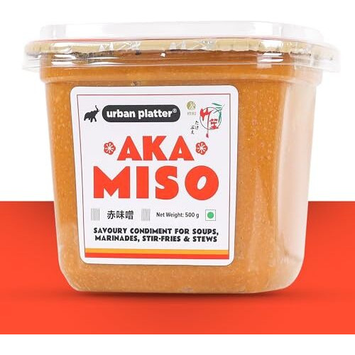 Urban Platter Aka Miso, 500g (Dark Miso | Strong Flavours | Soy Based | Japanese Staple)