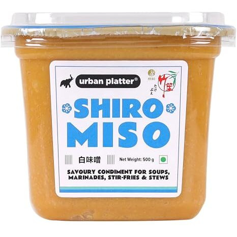 Urban Platter Shiro Miso, 500g (Light Miso Paste | Soy Based | Japanese Staple)