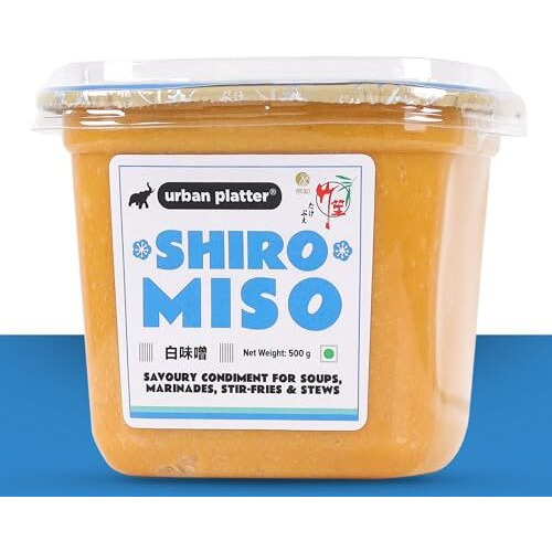 Urban Platter Shiro Miso, 500g (Light Miso Paste | Soy Based | Japanese Staple)