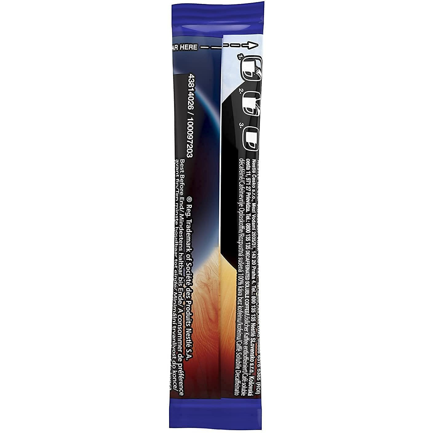 Nescafe Original Decaffeinated Double Filtered Coffee Sticks, 50 X 1.8 G, Box