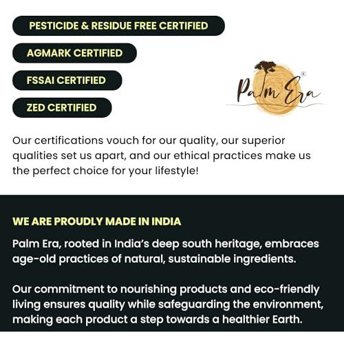 Palm Era Mom & Kids Palm Jaggery Powder - 900G | Agmark Certified, Fermented, Organic, Hygienic, Super Safe, Chemical-Free, Traditional, Low Gi, Nutrient-Rich