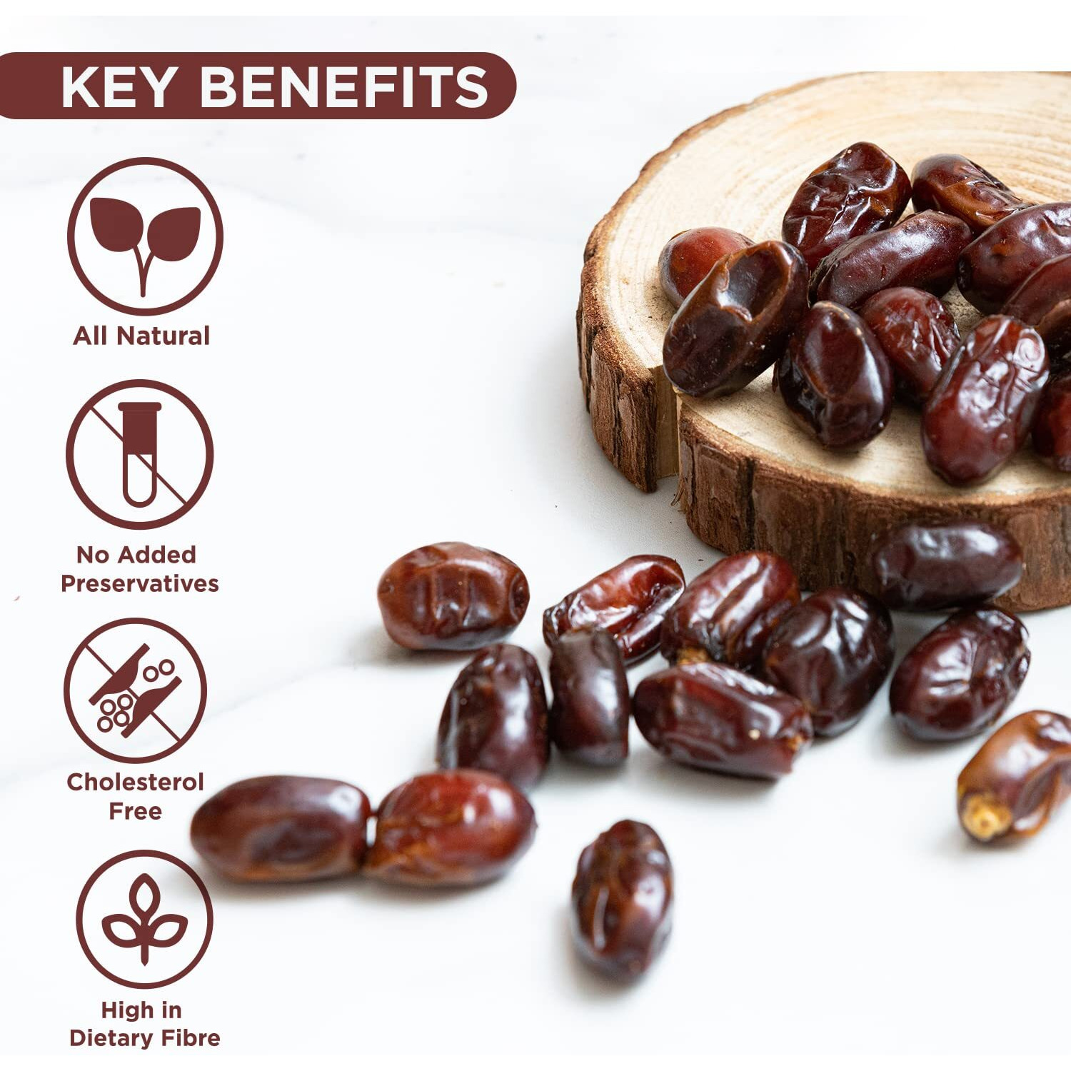 NUTTY GRITTIES Premium Dates - Omani - 500Gram (Pack of 2), Fresh