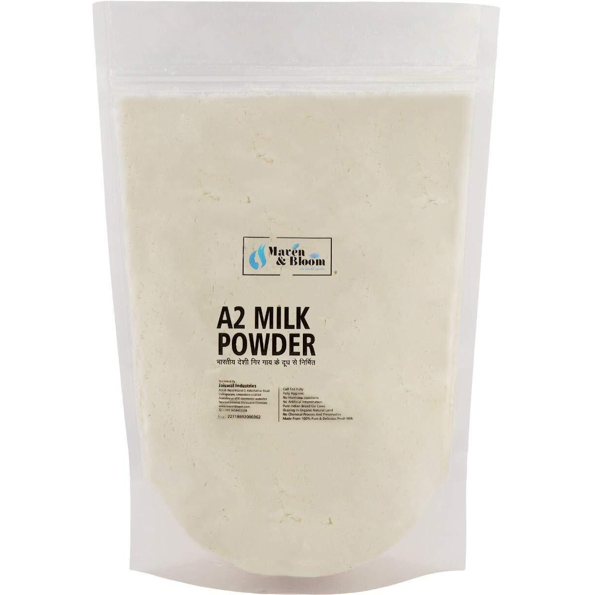 Maven & Bloom Pure A2 Cow Milk Powder Whole Milk Full Cream 1 KG