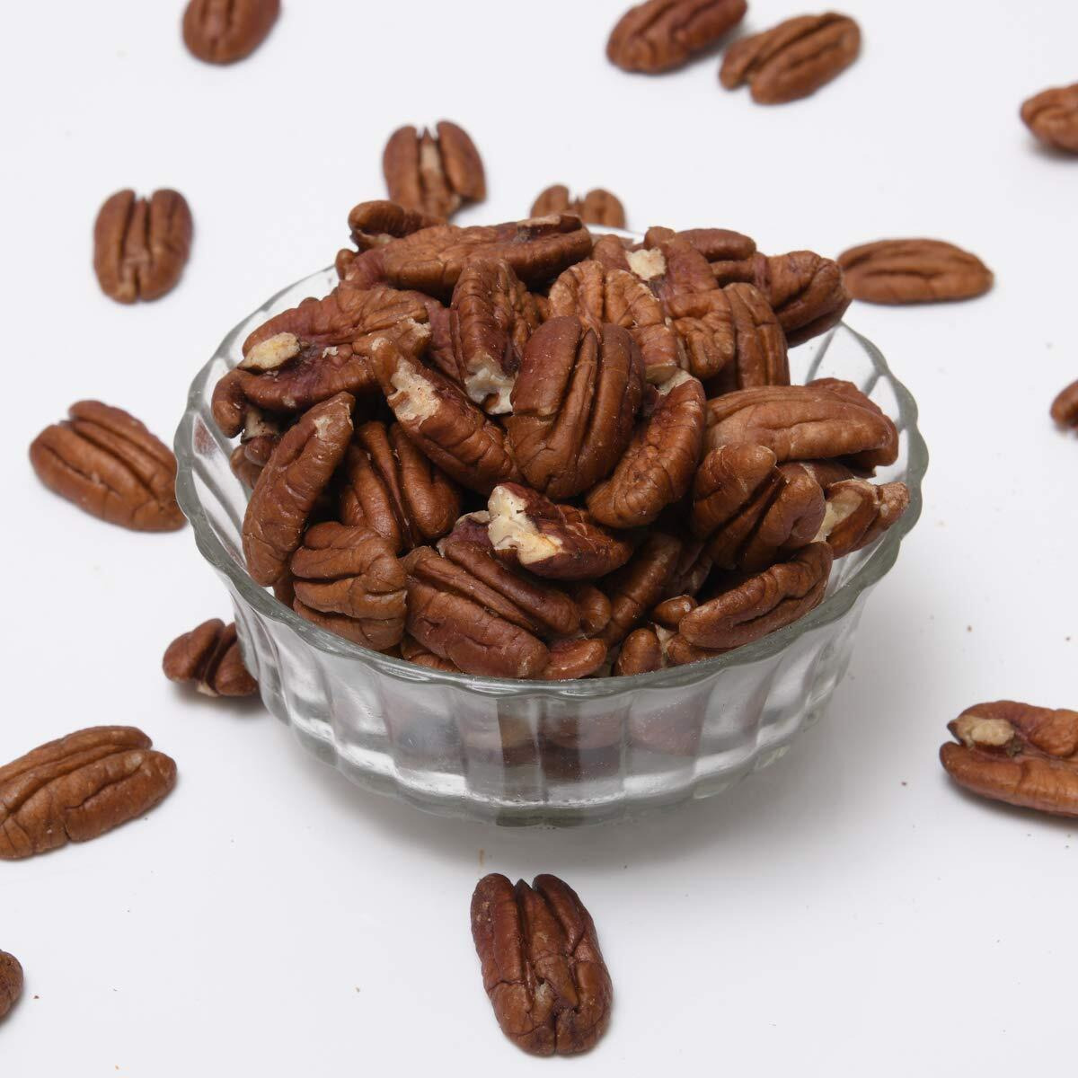 DRY FRUIT HUB Pecan Nuts Raw 1Kg, Fresh Pecans, Pecan Nuts Without Shell, Jumbo Pecan Nut