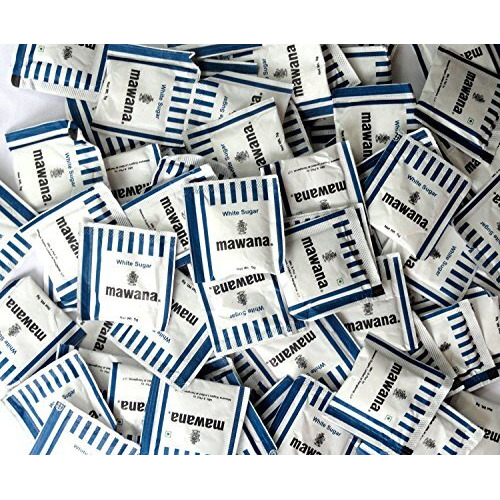 Mawana Refined White Sugar Sachets 5gm, (200 sachets)